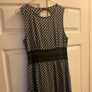 Free People polka dot black and white dress medium